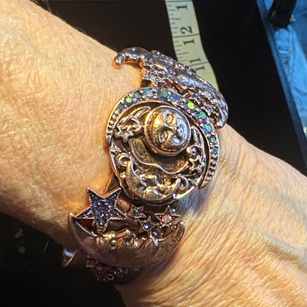 Celestial Gold Cuff Bracelet - image 6